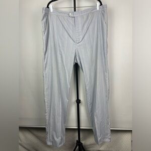 Christian Dior Monsieur Pastel Blue Colorful Pin Striped Pleated Pants